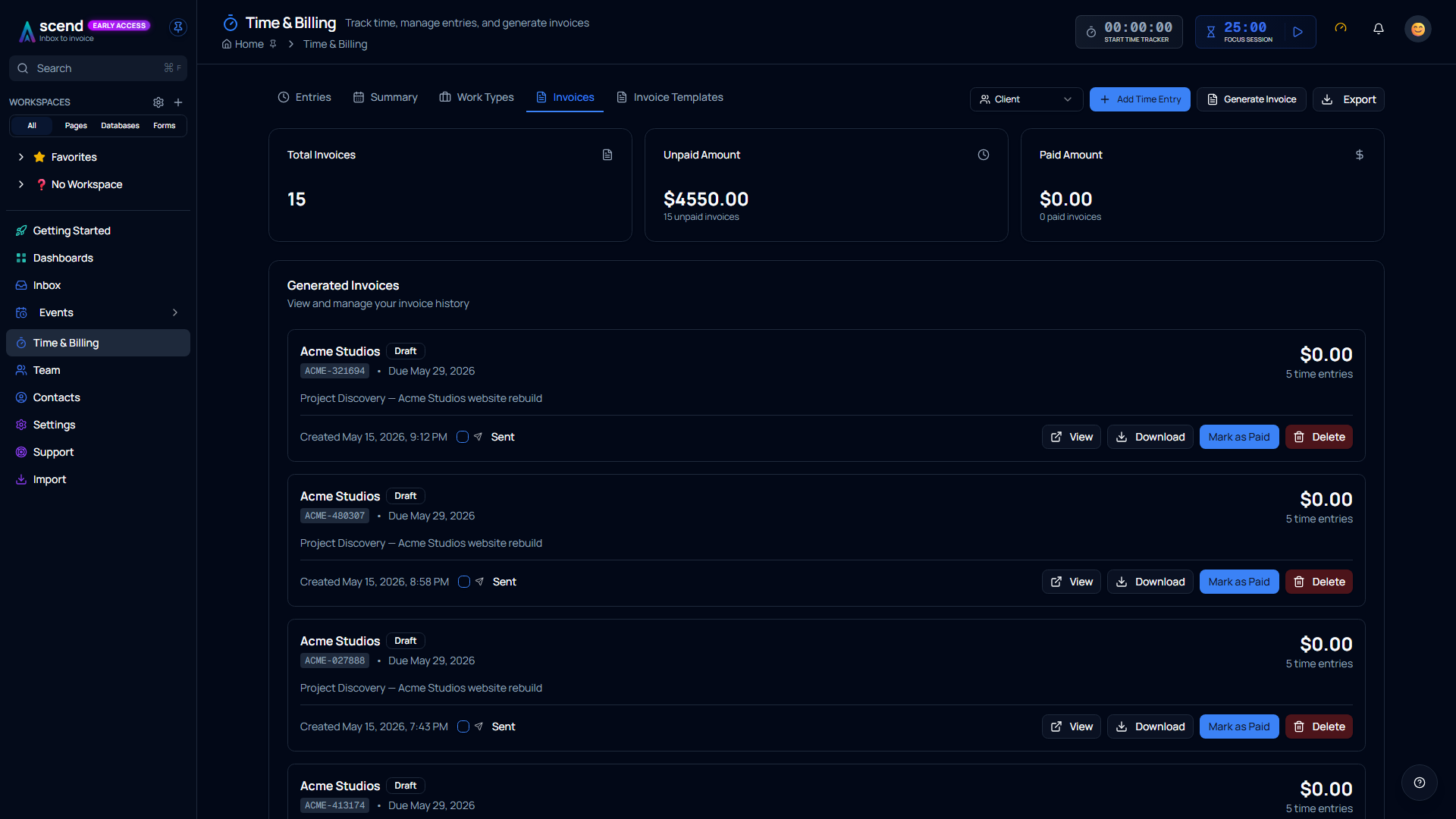 Invoice Preview